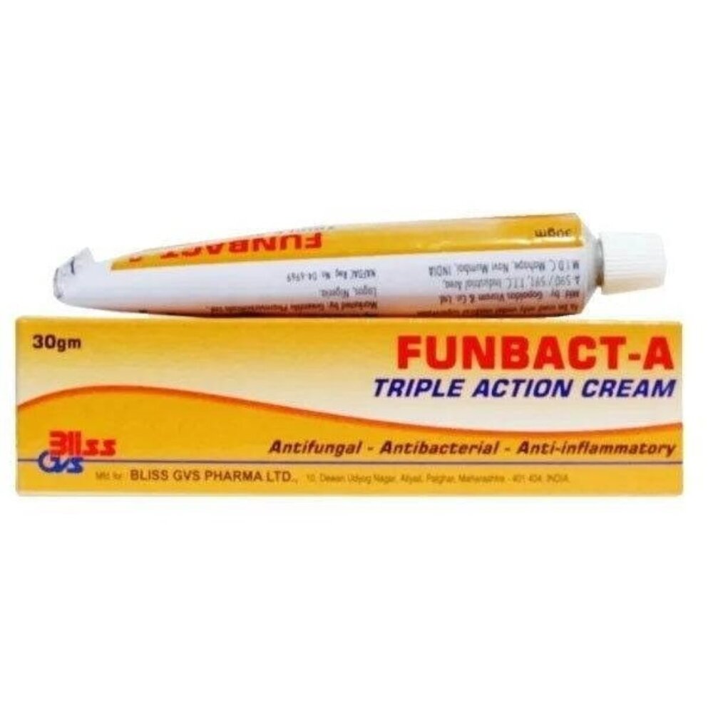 Funbact-A Triple Action Cream 30gm